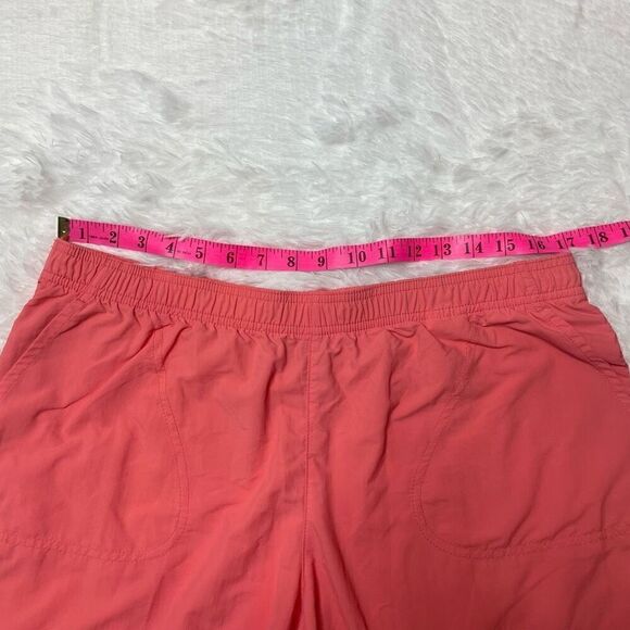 Columbia Womens Size Large Coral Outdoors Nylon Shorts Running Athletic - Picture 6 of 11